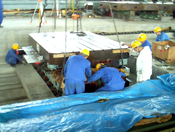 五面加工机安装